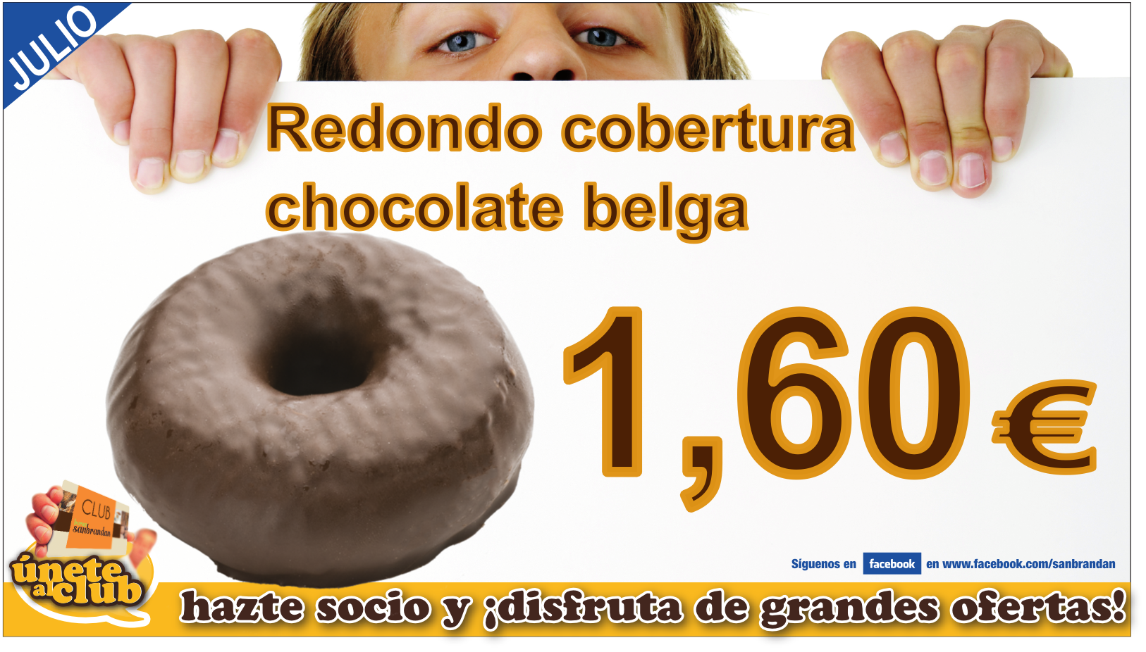 Redondo cobertura chocolate belga 0,60 €